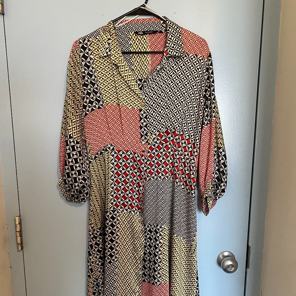 Silk Midi Dress